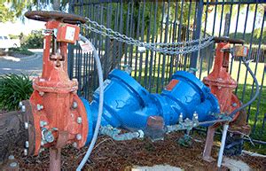 Shall be installed in all service lines upstream of the water meter, ensuring that the water meter and the building plumbing system, including any fire sprinkler system, are protected from fluctuating water. Backflow Requirements | Dublin San Ramon Services District