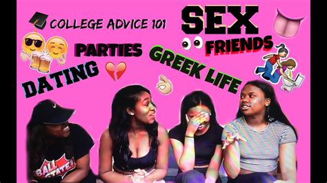 freshman advice sex making friends dating parties and roommates youtube