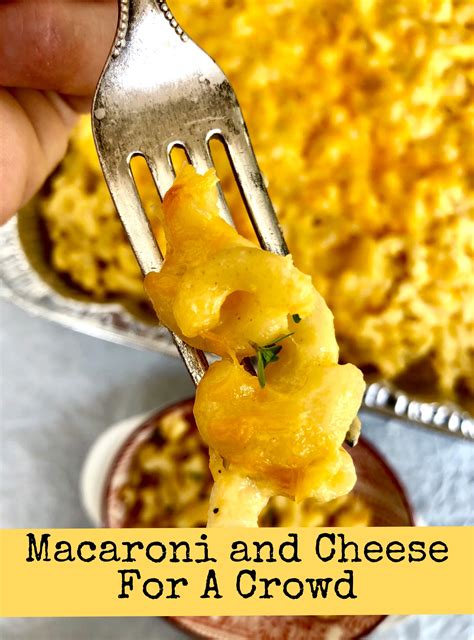 Where to get the best mac and cheese in america. Macaroni and Cheese for a Crowd | Recipe (With images ...