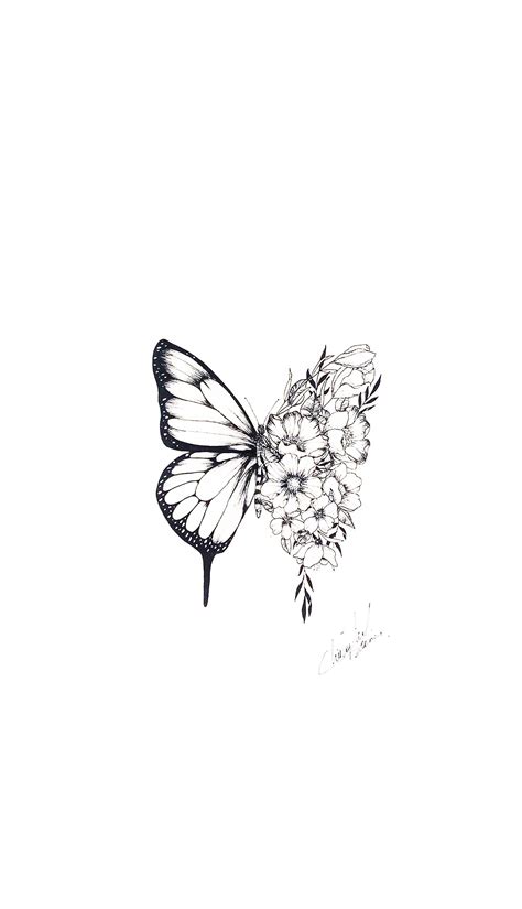 Line Drawing Shawn Mendes Butterfly Tattoo Best Tattoo Ideas