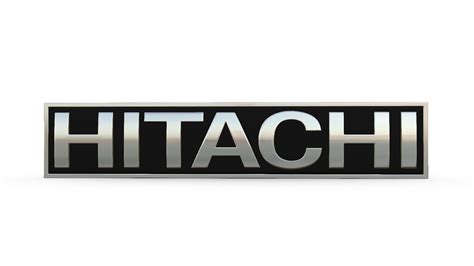 3d Model Hitachi Logo Brand Cgtrader