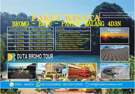 Tiket Wisata Batu Malang
