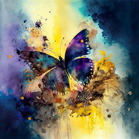 Abstract Butterfly Owlcation Digital Art By Sophie Marnez Fine Art