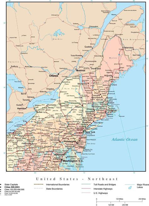 Northeastern Us Map