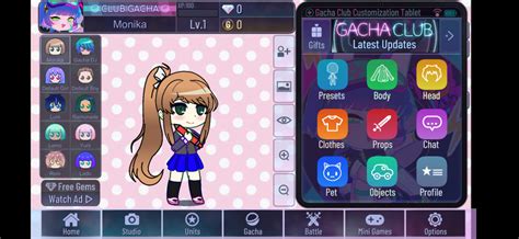 I Made Monika In Gacha Club Justmonika