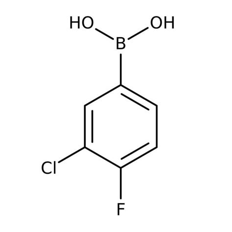 Alfa Aesar™ 3 Cloro 4 ácido Fluorobencenoborónico 98 5 G Alfa Aesar