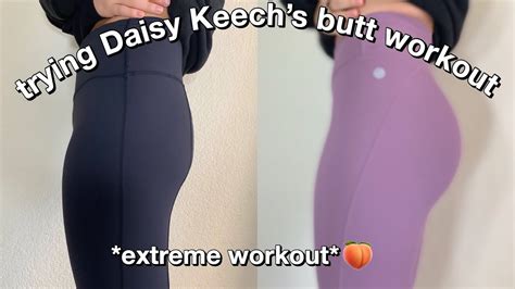I Did Daisy Keech S Butt Workout For A Week Before And After Hot Bumbum