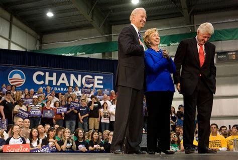 Warm In Public Joe Biden And Hillary Clinton Have Been Intense Rivals In Private The New York