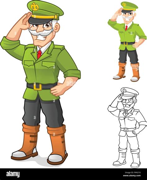 General Militar De Dibujos Animados Imágenes Recortadas De Stock Alamy