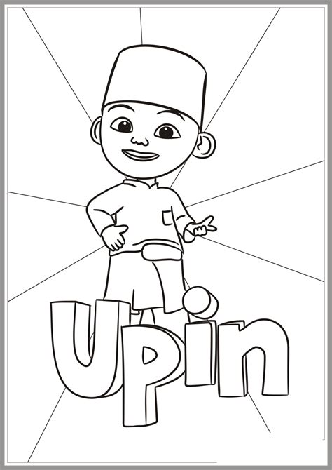 Upin Coloring Pages