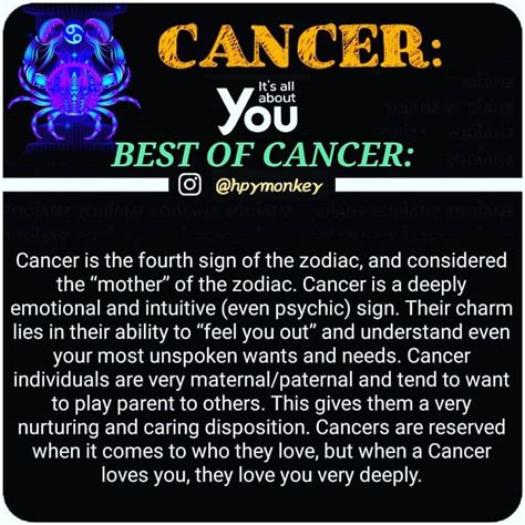 Best Of Cance Cancer Zodiac Facts Cancer Horoscope Cancer Quotes Zodiac