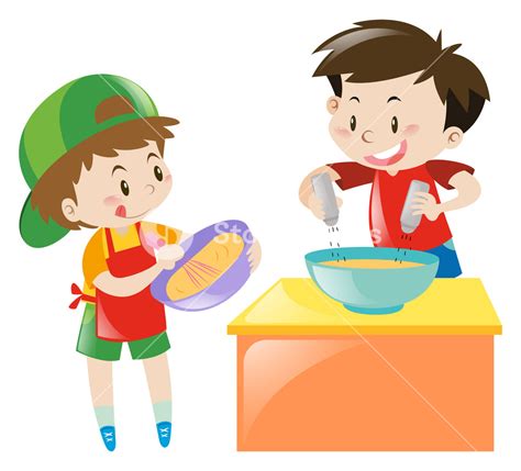 Baking Clipart Boy Baking Boy Transparent Free For Download On