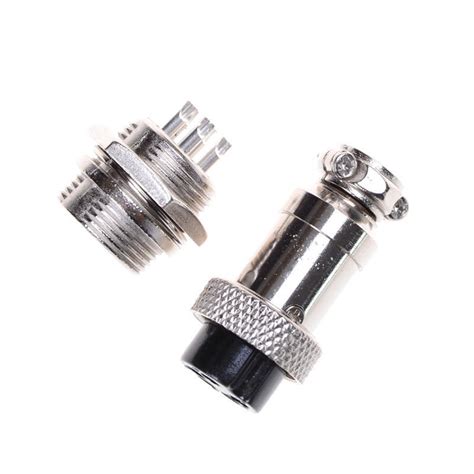 Business And Industrial 1pcs Aviation Plug Gx16 8 Male Female And Panel Metal Connector 16mm 8pin
