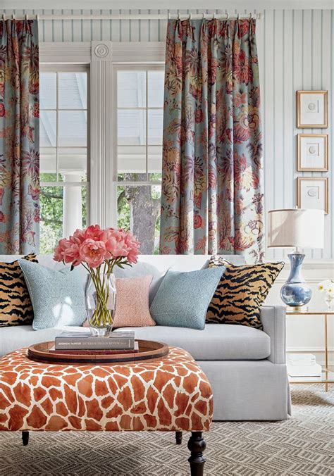 This great square silk scarves red floral patterns blue shawl offers you energy, beauty and elegance you desire, with soft touch and high luster. Floral Gala from Colony Collection | Living room orange ...