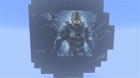 Halo 4 Pixel Art Minecraft Project