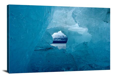 Glacier Ice Cave 2008 Canvas Wrap