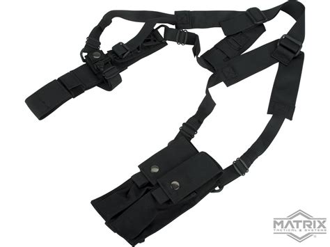 Matrix Smg Machine Pistol Shoulder Holster Rig With Magazine Pouches