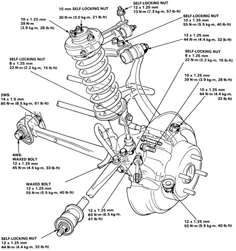 1995 Honda Accord Front Suspension Diagram