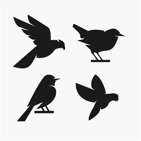 Premium Vector Bird Silhouette Logo Design