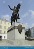 Statue of Prince Mikhail of Tver in the Center of Tver, Russia. Sunny ...