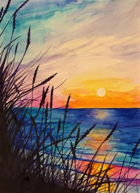 35 Easy Watercolor Landscape Painting Ideas To Try Art Inspiration