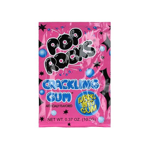 Pop Rocks Crackling Gum 105g The Candyland