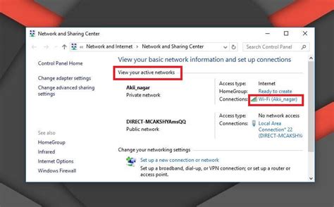 Please note that you can't change the wifi password using this method. How to view saved wifi password on Windows 10 PC. - BounceGeek