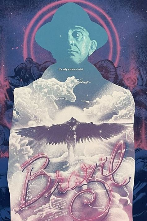 Brazil Terry Gilliam Jonathan Pryce Art Print Movie Poster Mondo Nikita