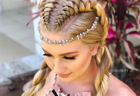 alluring hairstyles with princess look