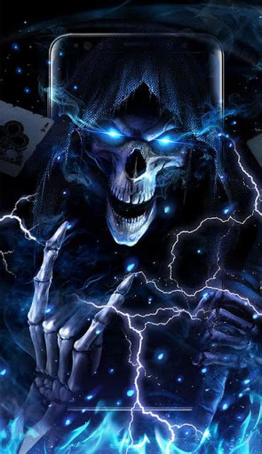 Download Free 100 Blue Skull Fire Wallpapers