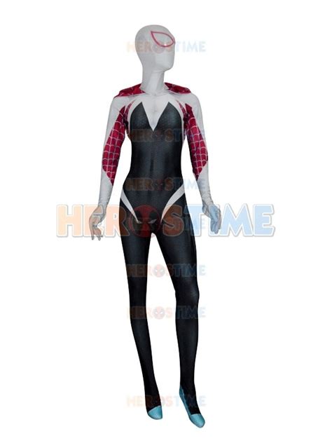 3d Print Spider Gwen Stacy Cosplay Costume Spandex Lycra Zentai For
