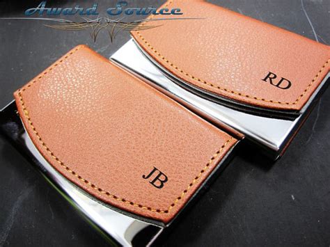 Choose from metal, engraved, desk, bulletin board, or leather business card holders. Personalized Business Card Holder Leather Business Card