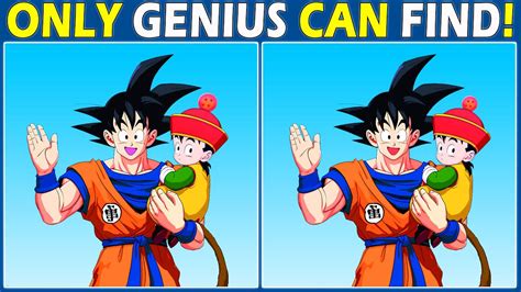 Find And Spot The Differences Game Spot The 3 Differences Dragon Ball