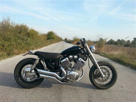 Esta yamaha virago 535 es una base complicada para transformar en cafe racer. Virago 535 | Virago bobber, Yamaha bobber, Brat bike