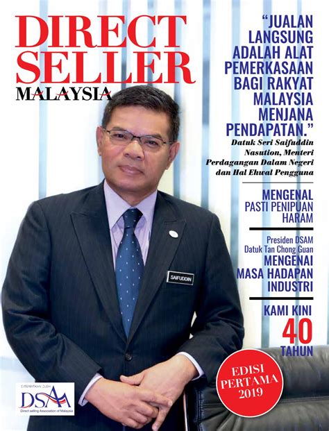 Thousands of companies like you use panjiva to research suppliers and competitors. DIRECT SELLER Malaysia BM|Vol 1|No 1|2019|Datuk Seri ...