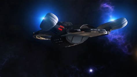 4k Star Trek Voyager Warp Out Vfx Sequence Youtube