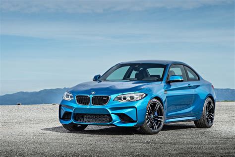 2016 Bmw M2 Coupe Blue Cars Wallpapers Hd Desktop And Mobile