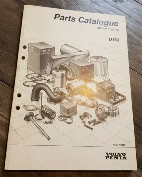 Genuine Volvo Penta Parts Catalogue Marine Engine D163 Tamd163p