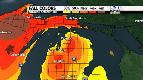 Fall Colors Start To Emerge Across Michigan With The Best Views Up