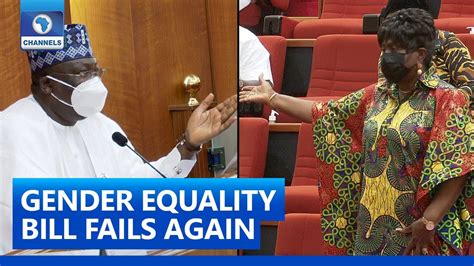 Full Video Gender Equality Bill Suffers Setback In The Senate Youtube