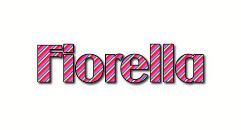 Fiorella Logo Outil De Conception De Nom Gratuit à Partir De Texte