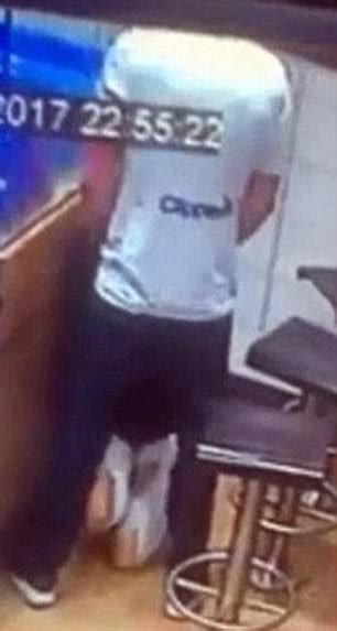 Barmaid Caught Having Sex In Dominos Questioned By Police Daily Mail