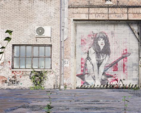 Urban Backdrops Grunge Alleys Digital Backgrounds Senior Photography