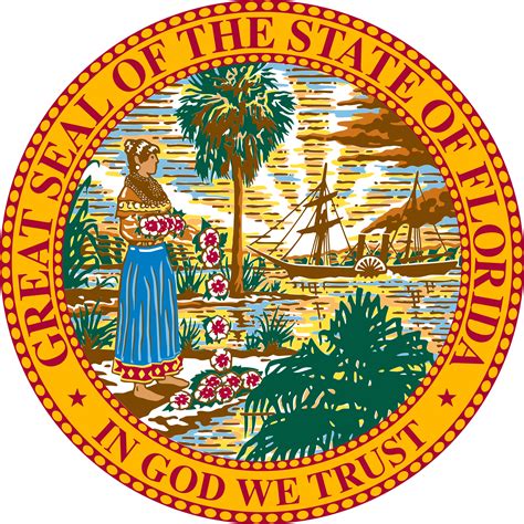 Florida State Seal Png Svg Vector Freebie Supply