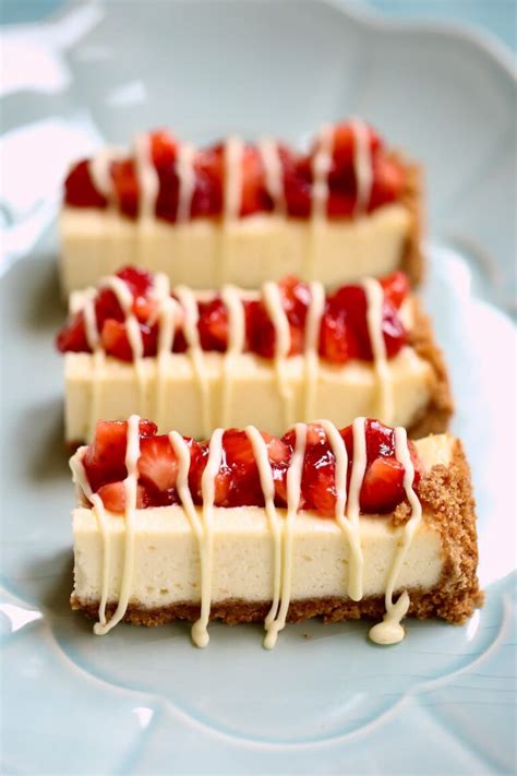 Philadelphia Strawberry Cheesecake Snack Bars Recipe Studio Delicious
