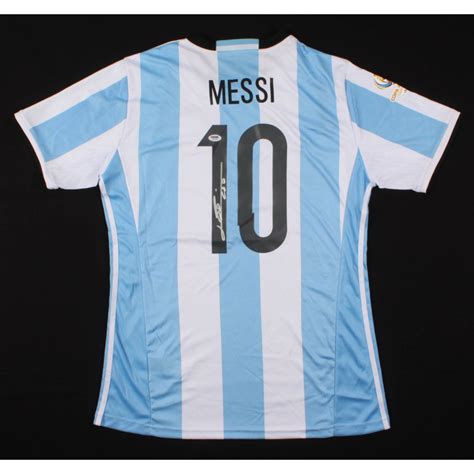 Lionel Messi Signed Argentina Jersey Psa Loa Pristine Auction
