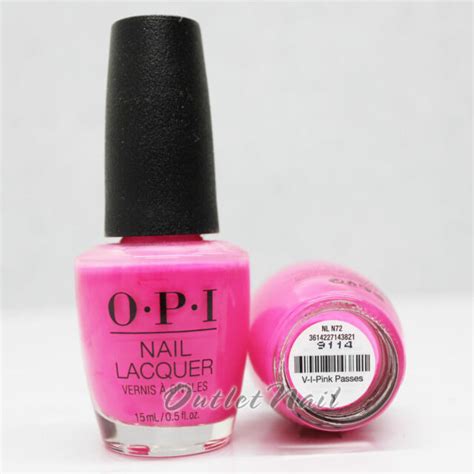 Opi Nail Lacquer Nl N72 V I Pink Passes Nln72 Spring Summer 2019 Neon