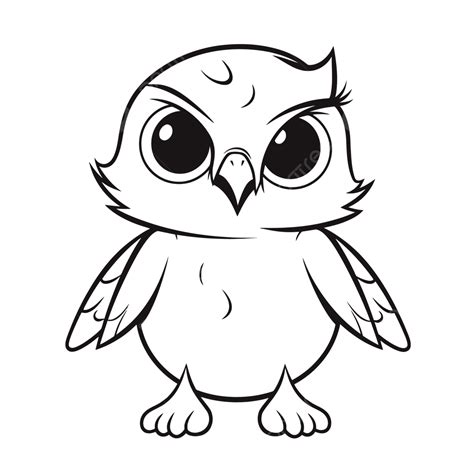 Cartoon Owl Coloring Pages Vector Cartoon Animals Coloring Pages