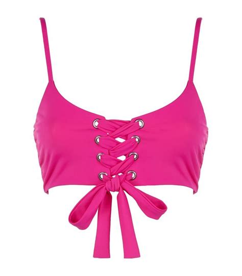 women swimwear mara hoffman scarlett lace up bikini top women wear bikini tops fashion