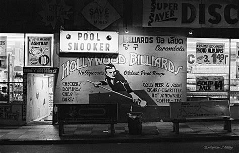 Hollywood Billiards On Hollywood Blvd And Western Ave Los Angeles Circa